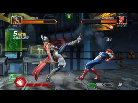 THOR VS CAPTAIN MARVEL