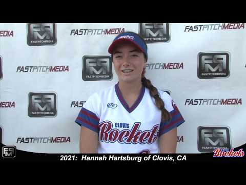 2021 Hannah Hartsburg Catching and Outfield Softball Skills Video - Clovis Rockets