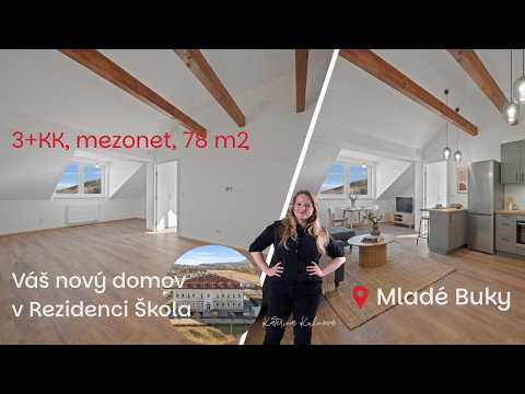 Prodej bytu 3+kk 78 m2, Mladé Buky