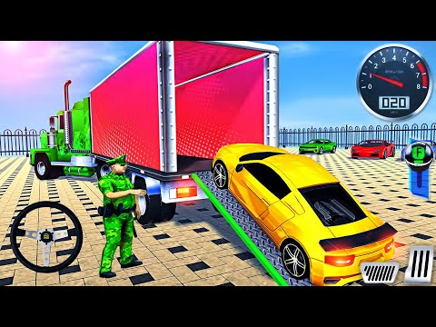 Grand Car Transport Truck Driving Simulator - Cargo Car Transporter Vehicle - Android GamePlay