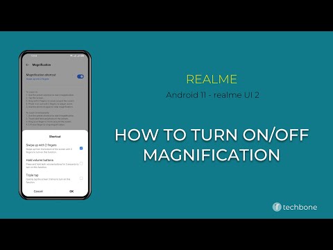 How to Turn On/Off Magnification - realme [Android 11 - realme UI 2]