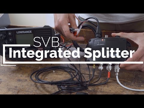 AIS Transponder - Installation with Integrated Splitter | SVB