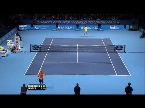 Soderling Fends Off Ferrer In London Round Robin Action