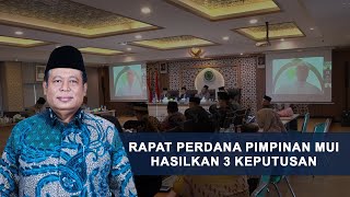 Download lagu The First MUI Leadership Meeting Produced 3 Decisions mp3