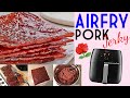 Air fried Pork Jerky Recipe - Chinese Bak Kwa in Philips Air Fryer XXL Avance and Xiaomi Liven G-5