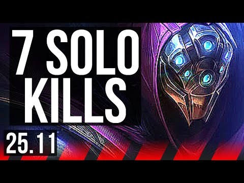 JAX vs TRYNDAMERE (TOP) | 7 solo kills, Legendary | KR Master | 25.11