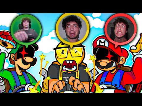 mario kart with webcams was a terrible idea…