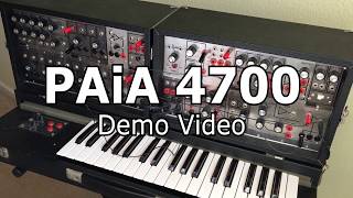 Video thumbnail for PAiA 4700 demo by BIG R.O.B.