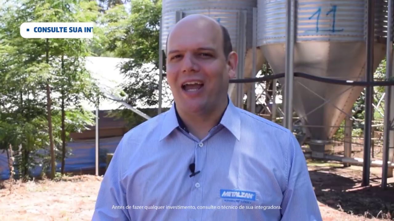 Ventilação de aviários (pressão positiva)