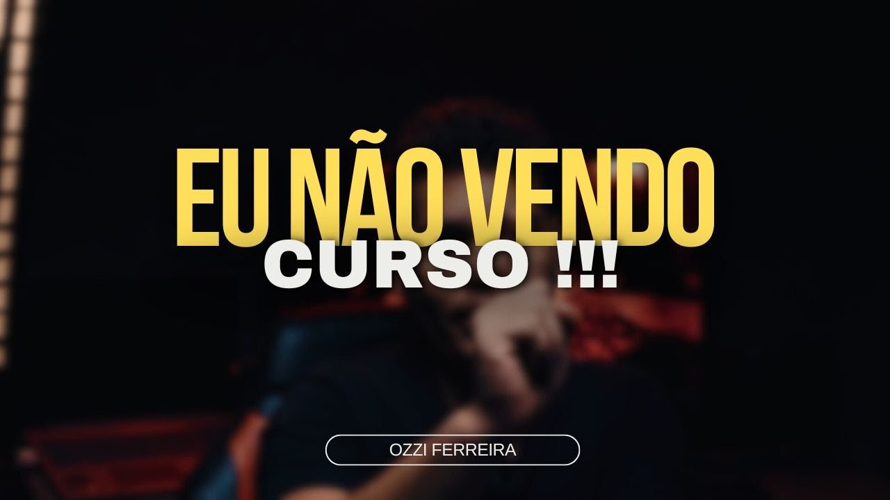 EU NÃO VOU TE VENDER NADA