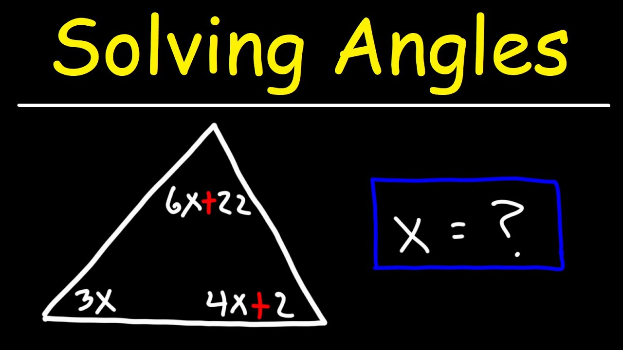 Solving Angles in a Triangle - GED Math