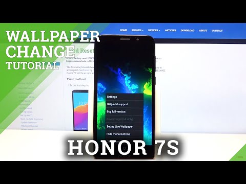 How to Download Live Wallpaper Magic Fluids in Honor 7S?