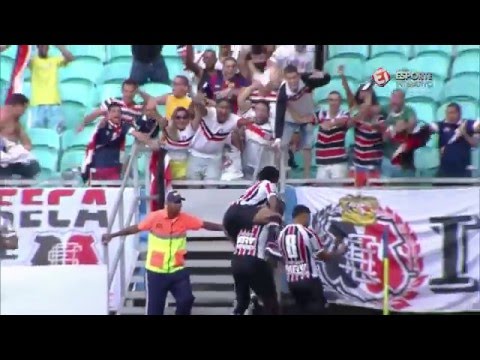 Gol de Grafite, Bahia 0 x 1 Santa Cruz - Copa do Nordeste 17/04/2016