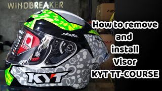 Download lagu How to remove and install visor | KYT  TT- COURSE #kythelmet #helmet #toturial mp3