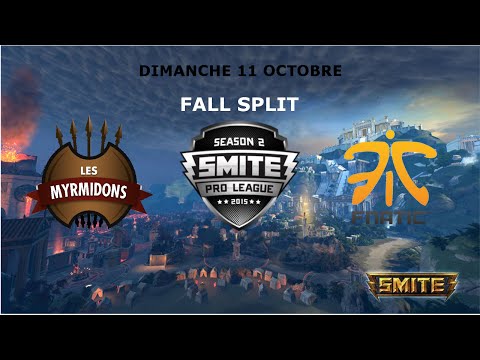 Smite Fr - SPL Eu Fall Split Week 8 : Les Myrmidons Vs Fnatic (game 1)