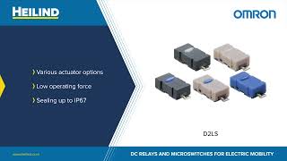 Omron E-Mobility switches and Relays | Heilind Electronics