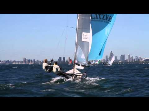 i14 Worlds 2013 - Fleet Racing - Race 1 - Sept 14th