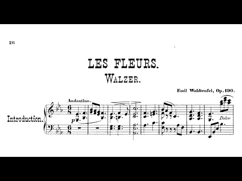 Émile Waldteufel: Valse Les Fleurs, Op.190