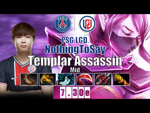 Templar Assassin Mid | PSG.LGD.NothingToSay | A BROKEN MIDLANE HERO | 7.30e Gameplay Highlights