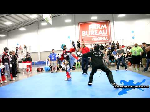 Ryan George vs Speedy Brandon - Team Sparring - Grand Slam Open Nationals 2014