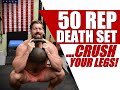 QUICK 50 Rep Single Kettlebell Leg Routine [Builds Power & Muscularity!] | Chandler Marchman