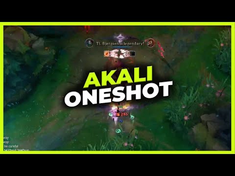 ONE-SHOTTING Akali leads to win