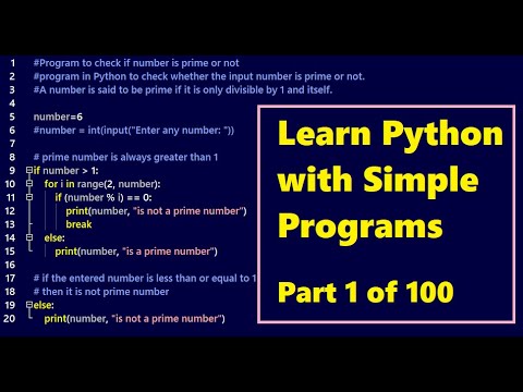 Learn Python With Simple Programs Part 1 Of 100 Python Program With Source Code Explain Highblix