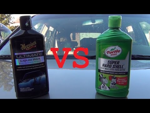 Turtle Wax Super Hard Shell Wax VS Meguiar's Ultimate Liquid Wax