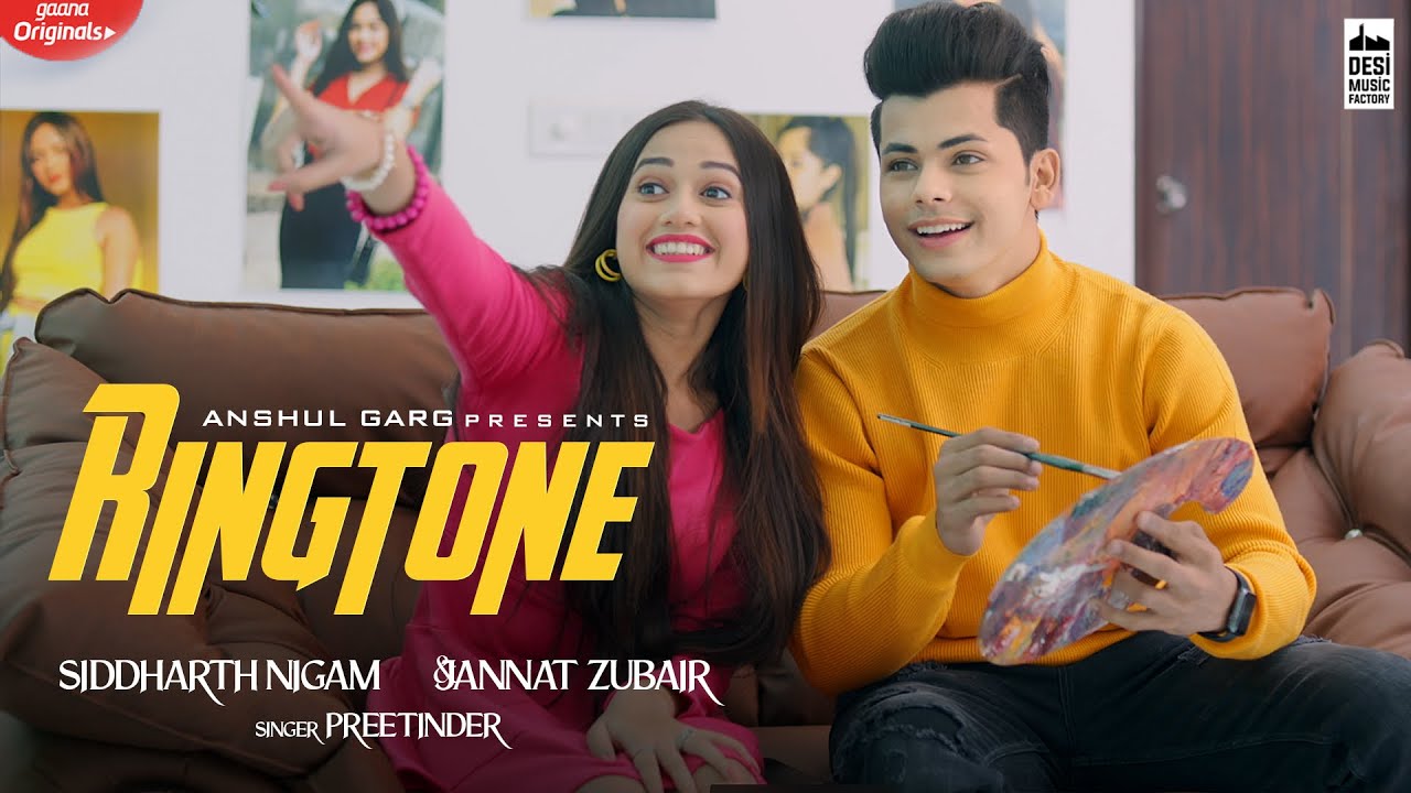 RINGTONE Song Lyrics  I Preetinder I Jannat Zubair & Siddharth