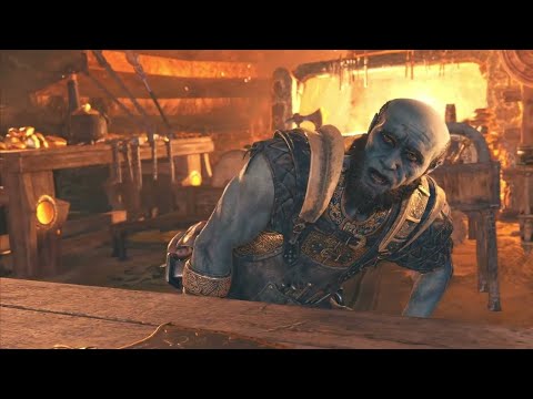 Road To Ragnarok - Kratos and Atreus meet Brok after meeting Sindri | Best God of War Moments