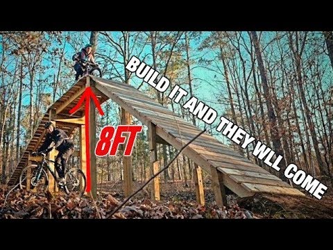 Trail Building | 8ft Tall Wood MTB Bridge