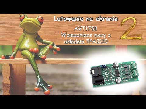 Lutowanie na ekranie #2 DIY AVT-1758