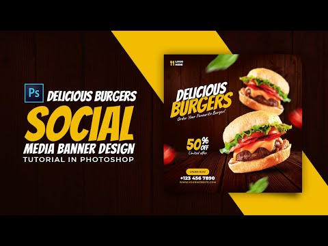 How to Design Furniture Social Media Banner Adobe Photoshop Tutorial Speed Art Grafix Mentor
