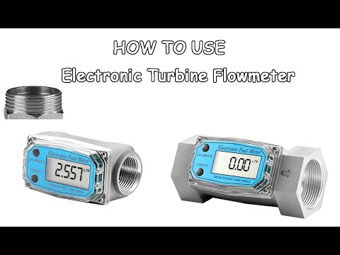 Uadme Durchflussmesser 15-150 L/min | 1 NPT | Für Diesel & Benzin | Digital Display | Blau