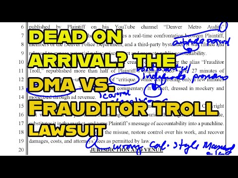 Lawyer Reviews DMA's Copyright Lawsuit Against Frauditor Troll.  Is The Case Time-Barred?