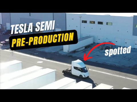 TESLA Semi Truck being tested at the factory  |  NEVADA PRE PRODUCTION  |  Insane Acceleration ⚡️