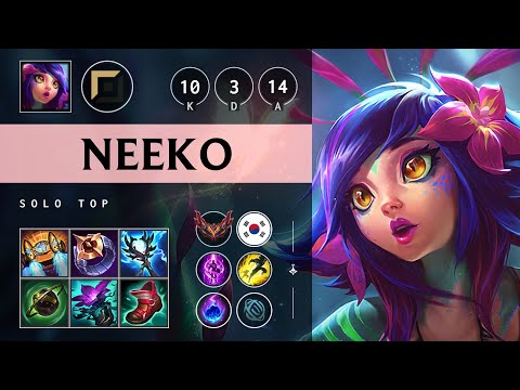 Neeko Top vs Kennen: Rampage - KR Grandmaster Patch 14.17