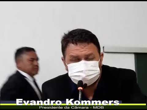 Presidente da Câmara Evandro Kommers fez uso da tribuna em sessão ordinária desta segunda feira 30 de agosto de 2021