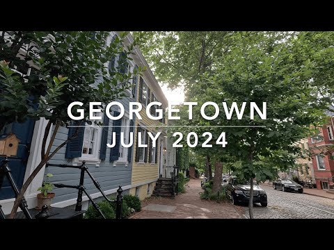 WASHINGTON D.C. Walking Tour [4K] - Georgetown
