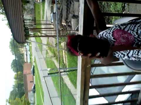 Carmisha fell out the chair