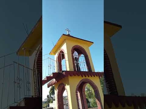 llamada a misa en la capilla nuestra señora del Carmen el Savinal Perote