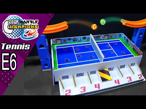 Marble Champions ┆ E6 Marble TENNIS ┆ by Fubeca's Marble Runs
