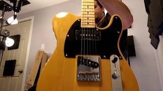 Video thumbnail for New Guitar Day - Squier Vintage Modified Telecaster Special by Landon Bailey