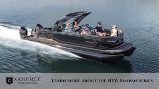 2027 Godfrey Sanpan 27' Twin Flip Lounge Windshield Tritoon - 2700