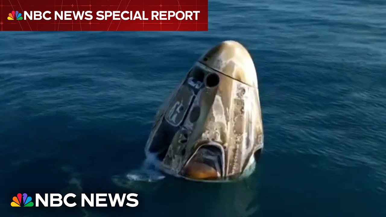 Special Report: NASA astronauts return to earth after months in space