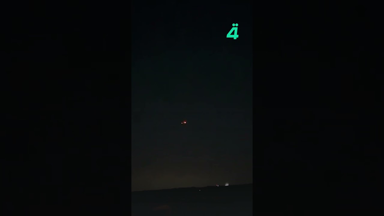 فيديو | لحظة اعتراض مسيرات في سماء اربيل ومنطقة سوران