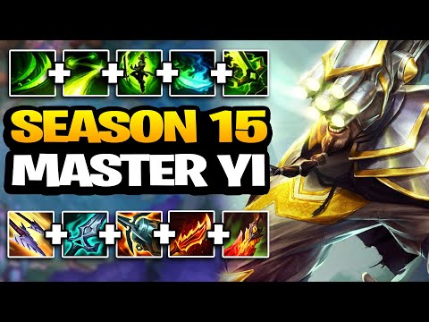 NEW SEASON 15 MASTER YI ULTIMATE GUIDE | PATHING, RUNES, ITEMS - League of Legends