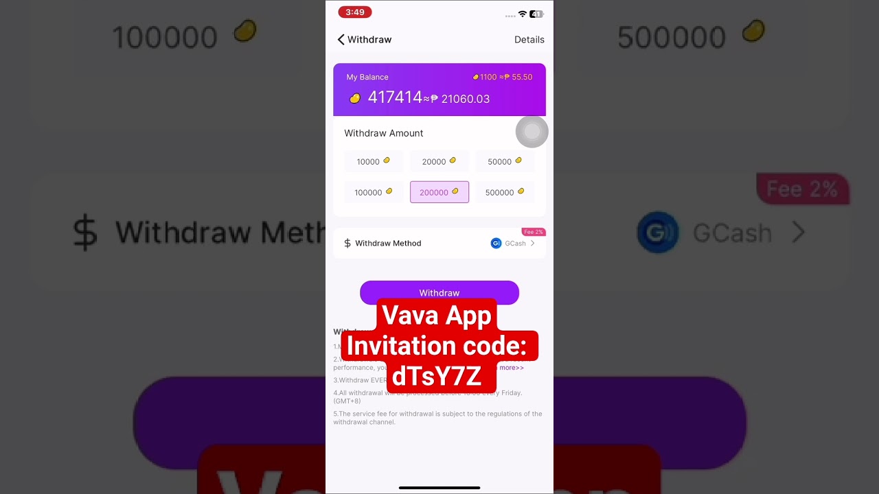 Vava App Invitation code: dTsY7Z