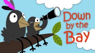 Down By The Bay Song - Cartoon Animation Rhymes & Songs for Children | Kids Academy