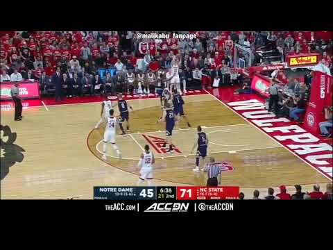 Abdul Malik Abu vs Notre Dame (2018)